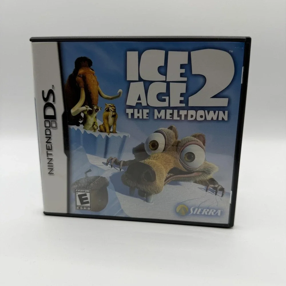Ice‎ Age 2: The Meltdown Nintendo DS Game E Sierra NTSC-U/C Case Manual CIB